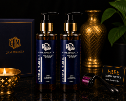 DEAL 2 — Hair Oil + Derma Roller Bundle (2x) | Summer Hair Rescue Sale